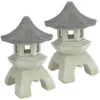 Design Toscano Pagoda Lantern Sculpture: Set Of Two Medium 2 Design Toscano Pagoda Lantern Sculpture: Set Of Two Medium -Garden & Outdoors GUEST 839a4c73 46e6 4467 a23d a4b184b90a6a