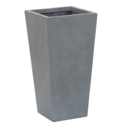 LuxenHome Square Tapered 18.5" H House Planters, Indoor & Outdoor Black 24 LuxenHome Square Tapered 18.5" H House Planters, Indoor & Outdoor Black -Garden & Outdoors GUEST 86640028 7188 4753 b763 d661b8f9cda1