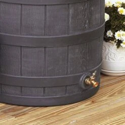 Good Ideas Rain Wizard 50 Gallon Plastic Rain Barrel Water Collector With Brass Spigot -Garden & Outdoors GUEST 869a5b58 6890 45a9 82c7 eee28116f98e