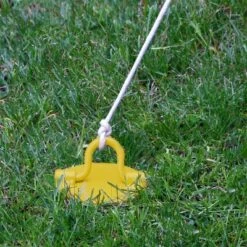 Sunnydaze Decor Sunnydaze Outdoor Tarp Tent Tie-Out Heavy-Duty Spiral Ground Anchor Stake With Folding Ring - Yellow 9 Sunnydaze Decor Sunnydaze Outdoor Tarp Tent Tie-Out Heavy-Duty Spiral Ground Anchor Stake With Folding Ring - Yellow -Garden & Outdoors GUEST 873541b2 d0cb 47e9 9a34 43ad8340fd57
