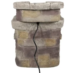 Sunnydaze Decor Sunnydaze 21"H Electric Polyresin 3-Tier Brick Steps Outdoor Water Fountain With LED Light 12 Sunnydaze Decor Sunnydaze 21"H Electric Polyresin 3-Tier Brick Steps Outdoor Water Fountain With LED Light -Garden & Outdoors GUEST 87d3714b 0c36 4601 8617 fc9de109a5a2