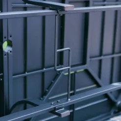 7pc Outdoor Dining Set With Padded Swivel Chairs & Metal Rectangle Table With Umbrella Hole - Gray - Captiva Hole -Garden & Outdoors GUEST 89150c62 0522 47f3 8373 4a03f1c9ce92