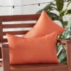 Set Of 2 Outdoor Lumbar Throw Pillows Rust - Kensington Garden -Garden & Outdoors GUEST 892b2108 55da 4adf aadd 014f6cb62242