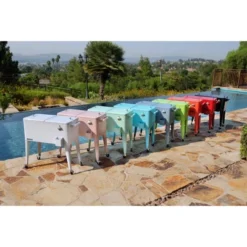 80qt Portable Rolling Patio Cooler - Permasteel 29 80qt Portable Rolling Patio Cooler - Permasteel -Garden & Outdoors GUEST 8a0fb198 fcc8 40fb a70e e8ba02ee475d