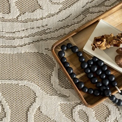 NuLOOM Leisa Abstract Swirls Indoor/Outdoor Patio Area Rug 7 NuLOOM Leisa Abstract Swirls Indoor/Outdoor Patio Area Rug - Image 5