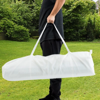 Costway 10'x20' Canopy Tent Heavy Duty Wedding Party Tent 6 Sidewalls W/Carry Bag 9 Costway 10'x20' Canopy Tent Heavy Duty Wedding Party Tent 6 Sidewalls W/Carry Bag - Image 7