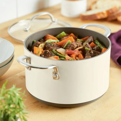 Anolon Achieve 4qt Hard Anodized Nonstick Saucepot With Lid 6 Anolon Achieve 4qt Hard Anodized Nonstick Saucepot With Lid - Image 4