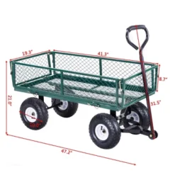 Costway Heavy Duty Lawn Garden Utility Cart Wagon Wheelbarrow Steel Trailer 12 Costway Heavy Duty Lawn Garden Utility Cart Wagon Wheelbarrow Steel Trailer -Garden & Outdoors GUEST 8d06dc1b dd75 403d 94c3 d02069159bb1