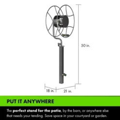 Yard Butler Free Standing Swivel Hose Reel - Water Hose Caddy For Yard Or Garden - Freestanding Metal Outdoor Water Pipe Stand 12 Yard Butler Free Standing Swivel Hose Reel - Water Hose Caddy For Yard Or Garden - Freestanding Metal Outdoor Water Pipe Stand -Garden & Outdoors GUEST 8dc7ba59 b068 4518 93da 18a5bd7e0bc7