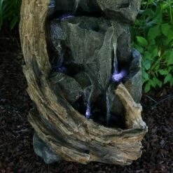Sunnydaze Decor Sunnydaze 35"H Electric Polyresin Cascading Mountainside Outdoor Water Fountain With LED Lights 14 Sunnydaze Decor Sunnydaze 35"H Electric Polyresin Cascading Mountainside Outdoor Water Fountain With LED Lights -Garden & Outdoors GUEST 8e8166ec af7a 42e9 b738 bf55aa43897f