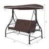 Costway Converting Outdoor Swing Canopy Hammock 3 Seats Patio Deck Furniture Brown 2 Costway Converting Outdoor Swing Canopy Hammock 3 Seats Patio Deck Furniture Brown -Garden & Outdoors GUEST 8ebef569 81d9 4091 b17e b5325c409546