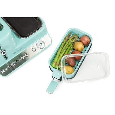 Nostalgia Electrics 3-in-1 Griddle Aqua 4 Nostalgia Electrics 3-in-1 Griddle Aqua - Image 2