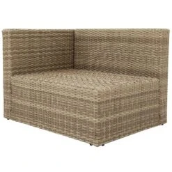 5pc Wicker Patio Seating Set With Cushions - Brown/Beige - GODEER -Garden & Outdoors GUEST 90fc37f6 4eb0 4446 9c40 b1c3da55c1cd