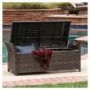 Wing Wicker Patio Storage Bench - Multi Brown - Christopher Knight Home -Garden & Outdoors GUEST 91e1cd92 d5e9 46e3 9e1b 9ed1594d0493