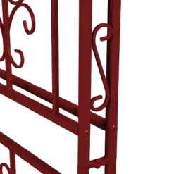 Evergreen Montebello Iron Garden Arbor, Americana Red- 53 X 84 X 23 Inches Fade And Weather Resistant Outdoor Decor 14 Evergreen Montebello Iron Garden Arbor, Americana Red- 53 X 84 X 23 Inches Fade And Weather Resistant Outdoor Decor -Garden & Outdoors GUEST 934be3b6 c001 4c52 bc01 23dd22a782c9