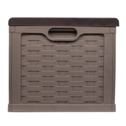 Garden & Outdoors 19 Starplast 153 Gallon Plastic Deck Box Mocha Brown
