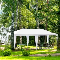 Costway Outdoor 10'x20' Canopy Tent Heavy Duty Wedding Party Sidewalls Window Carry Bag -Garden & Outdoors GUEST 947ef1f5 d370 42d7 86dc fdb7606f8c60