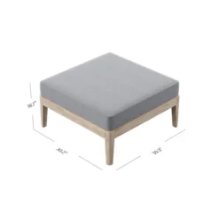 Summerlyn Ottoman - Linon -Garden & Outdoors GUEST 94c83d47 10b4 4384 a6e5 30ef6a3ad195