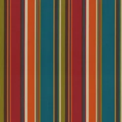 Outdoor 2-Piece Reversible Lumbar Toss Pillow Set - Brown/Turquoise Floral/Stripe - Pillow Perfect -Garden & Outdoors GUEST 955a16ed 1d7e 484c 85cf 70b57a8b8bf1