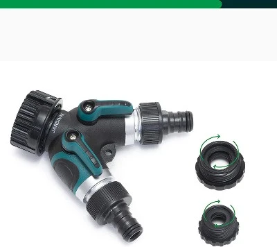 Jardinax 2-Way Water Hose Connector - Universal And Adjustable 4 Jardinax 2-Way Water Hose Connector - Universal And Adjustable - Image 2