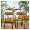 4pk 15" Timberland Floral Outdoor Bistro Chair Cushions - Kensington Garden -Garden & Outdoors GUEST 9801f120 98ed 4489 878e 7e35c30d8c8d