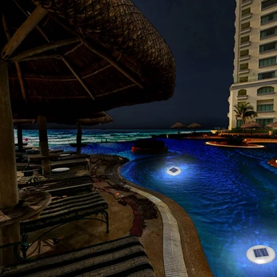 Solar LED Outdoor Pool Lights White - Techko Maid 7 Solar LED Outdoor Pool Lights White - Techko Maid - Image 5