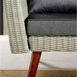 All-Weather Wicker Albany Outdoor Corner Sectional Sofa Gray - Alaterre Furniture -Garden & Outdoors GUEST 99797576 e578 48e8 8820 9295249168f9