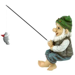 Design Toscano Ziggy, The Fishing Gnome Garden Sitter Statue - Multicolored -Garden & Outdoors GUEST 9a333aec 67a1 4434 a366 1514963f5be8