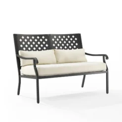 4pc Alistair Outdoor Steel Conversation Set Creme/Matte Black - Crosley 25 4pc Alistair Outdoor Steel Conversation Set Creme/Matte Black - Crosley -Garden & Outdoors GUEST 9ae8de63 b179 481d a619 73eb88471ceb