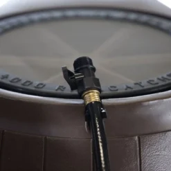 FCMP Outdoor 50-Gallon BPA Free Flat Back Home Rain Catcher Water Storage Collection Barrel For Watering Outdoor Plants & Gardens, Brown (3 Pack) -Garden & Outdoors GUEST 9b54b4de c18b 4bb9 a243 4eaa8f409c5a