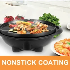 Costway Electric BBQ Grill 1350W Non-stick 4 Temperature Setting Outdoor Garden Camping 16 Costway Electric BBQ Grill 1350W Non-stick 4 Temperature Setting Outdoor Garden Camping -Garden & Outdoors GUEST 9b5ec513 071c 4db9 8ef6 e983b247f5ec