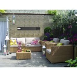 Glareless Wall Mounted Infrared Electric Outdoor Heater With Remote - Black - EnerG+ -Garden & Outdoors GUEST 9be452ba ef98 4b21 9b7b cd231866c8e5