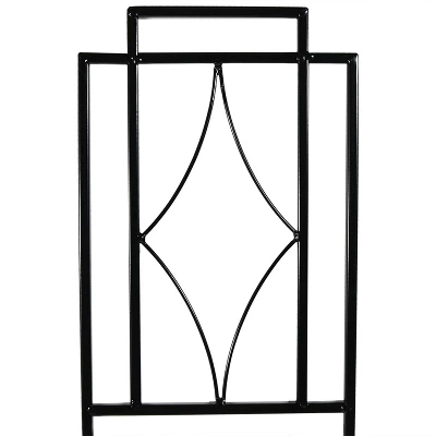 Sunnydaze Decor Sunnydaze Contemporary Metal Wire Garden Trellis For Climbing Plants And Flowers - 30" H - Black - 2-Pack 4 Sunnydaze Decor Sunnydaze Contemporary Metal Wire Garden Trellis For Climbing Plants And Flowers - 30" H - Black - 2-Pack - Image 2