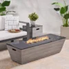 Langton Rectangular 56" Light Weight Concrete Gas Fire Pit With Tank Holder Dark Gray - Christopher Knight Home 1 Langton Rectangular 56" Light Weight Concrete Gas Fire Pit With Tank Holder Dark Gray - Christopher Knight Home -Garden & Outdoors GUEST 9fbde917 d7f2 41aa 88e1 1e763343a10f