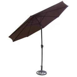 23lb Round Umbrella Stand Bronze - Oakland Living -Garden & Outdoors GUEST a1353a4d 5dc0 42f6 bea6 36670e698a2b