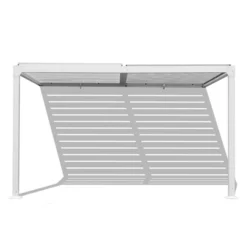 Aoodor Outdoor Louvered Pergola Adjustable Louvered Sloping Roof Wall-Mounted Pergola 23 Aoodor Outdoor Louvered Pergola Adjustable Louvered Sloping Roof Wall-Mounted Pergola -Garden & Outdoors GUEST a1519413 b0e3 49fa 81d9 c3c3dbf86f58