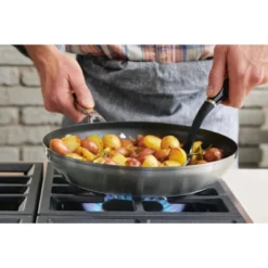 KitchenAid 3-Ply Base Stainless Steel 12" Nonstick Frying Pan -Garden & Outdoors GUEST a2bccb08 0805 4a56 8f94 b557513c2b1c