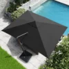 Crestlive Products 11.5'x11.5' Luxury Aluminum Frame Double Top Round Offset Cantilever Umbrella Black -Garden & Outdoors GUEST a387cc12 9382 4638 84b8 e912a4bbdccf