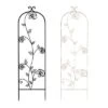 Garden Trellis- For Climbing Plants- Decorative Flower Stem Metal Panel-For Vines, Roses, Vegetable Plants & Flowers By Pure Garden (Antique White) 2 Garden Trellis- For Climbing Plants- Decorative Flower Stem Metal Panel-For Vines, Roses, Vegetable Plants & Flowers By Pure Garden (Antique White) -Garden & Outdoors GUEST a4373eef 421e 48b0 b213 c6f294ade506