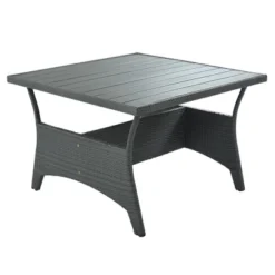 6PCS Patio PE Rattan Conversation Set, Outdoor Wicker Sectional Sofa With Table And Cushions-ModernLuxe -Garden & Outdoors GUEST a46e219a d18c 4f58 828e d284f6c90870