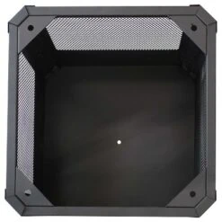 Sunnydaze Decor Sunnydaze Outdoor Camping Or Backyard Steel Square Grelha Fire Pit With Grilling Grate - 16" - Black -Garden & Outdoors GUEST a4a76eda 0076 425b a7ba b08e9b03f9c4