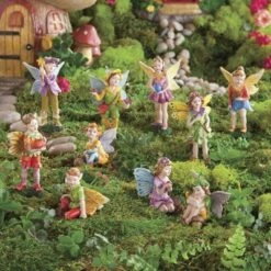 HearthSong Weather-Resistant Resin Nature-Themed Fairies, Set Of Five Girls Or Boys, For Indoor And Outdoor Decor -Garden & Outdoors GUEST a509971e 502b 4093 b1d8 c9e247d959ad