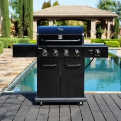 Kenmore 4-Burner Gas BBQ Propane Grill With Side Burner -Garden & Outdoors GUEST a6194bfc 76ee 48e8 9691 65d6a16c1ff6