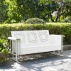 Bates Outdoor Sofa Glider - White - Crosley
