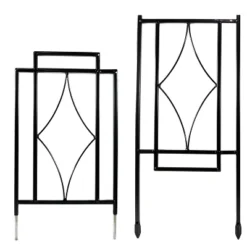 Sunnydaze Decor Sunnydaze Contemporary Metal Wire Garden Trellis For Climbing Plants And Flowers - 30" H - Black - 2-Pack 7 Sunnydaze Decor Sunnydaze Contemporary Metal Wire Garden Trellis For Climbing Plants And Flowers - 30" H - Black - 2-Pack -Garden & Outdoors GUEST a780af4b 247b 47a6 8c02 22bcdd201306