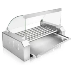Olde Midway Electric Hot Dog Roller Grill Cooker With Glass Cover, Commercial Grade Machine -Garden & Outdoors GUEST a85a9cb4 bdbe 456e 805e 8cf98a22c1df