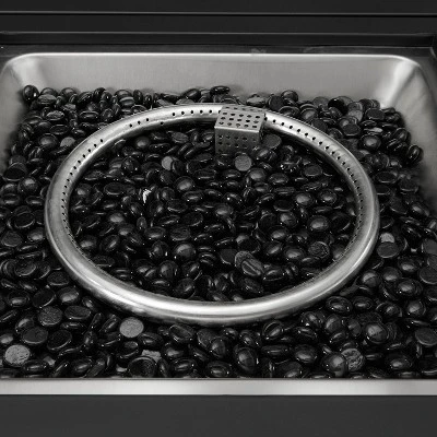 Bradenton 3pc Wicker Loveseat Set With Fire Table - Gray - Crosley 9 Bradenton 3pc Wicker Loveseat Set With Fire Table - Gray - Crosley - Image 7