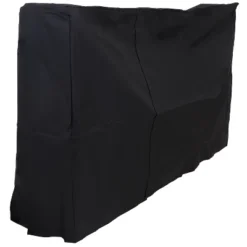 Sunnydaze Decor Sunnydaze Outdoor Weather-Resistant Heavy-Duty Durable PVC Firewood Log Rack Holder Cover - Black -Garden & Outdoors GUEST aa8a5ae0 96d5 4bfe 9c9f 40ab1d58bf6e