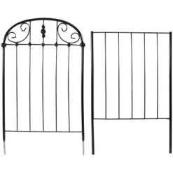 Sunnydaze Decor Sunnydaze Metal Wire Traditional Garden Trellis For Climbing Plants And Flowers - 32" H - Black - 2-Pack -Garden & Outdoors GUEST aa8dd953 358e 4d51 a57d adb372894db3