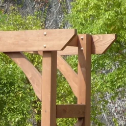 7' Canadian Hemlock Weatherproof Arbor - Natural - Merry Products -Garden & Outdoors GUEST aab22153 4174 4312 bc07 9e601c50112d